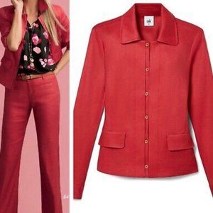 SALE! CAbi Valentine Linen Jacket Size M NWT